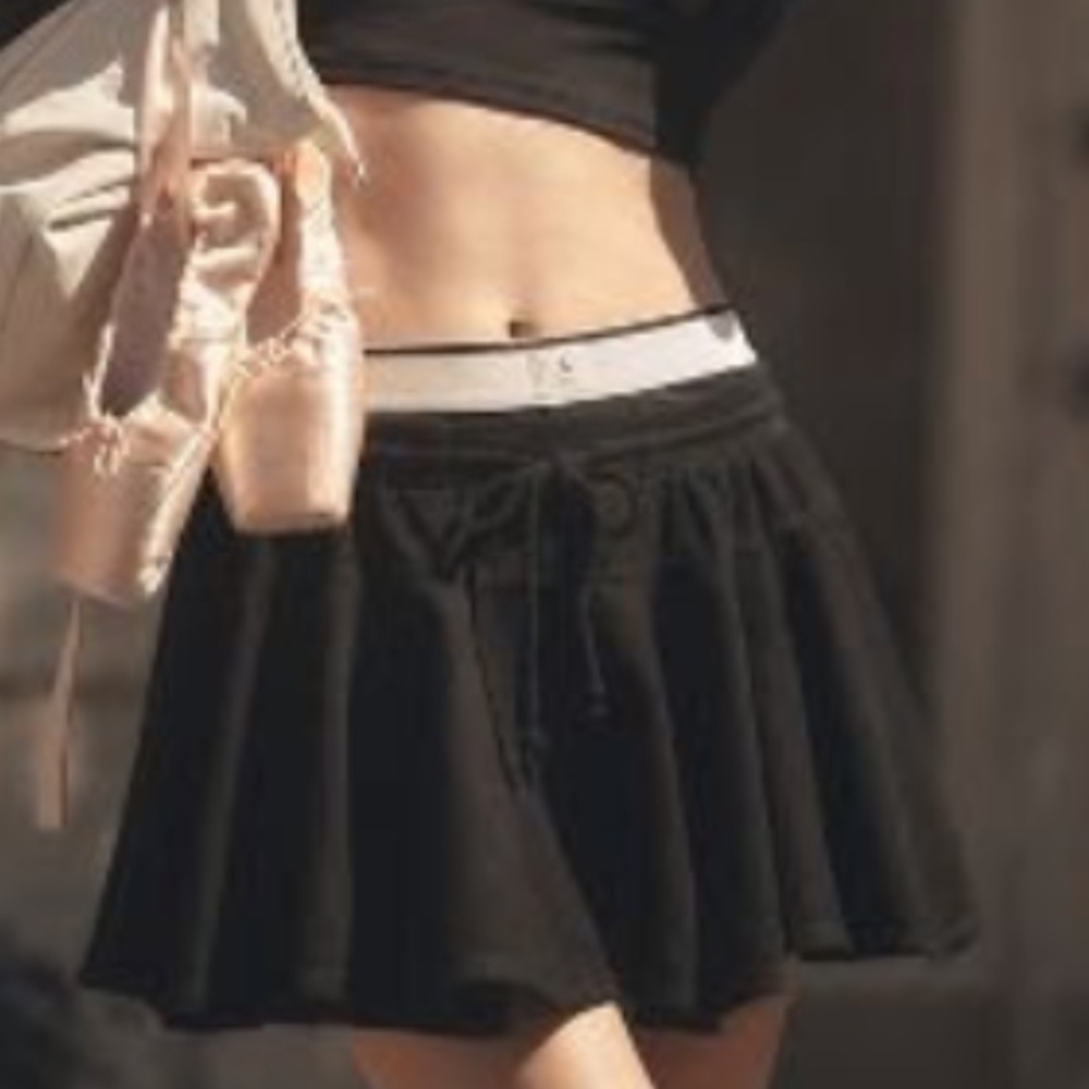 Daily Practice by Anthropologie Courtside Mini Skirt. NWT